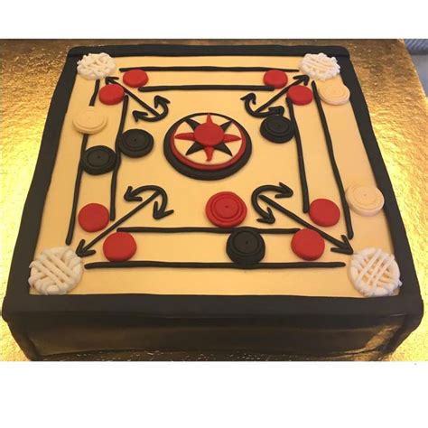 carrom board cake